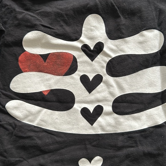 Disney Store Mickey Mouse Skeketon Halloween Tunic Hoodie Size Medium 7/8 - Picture 6 of 7